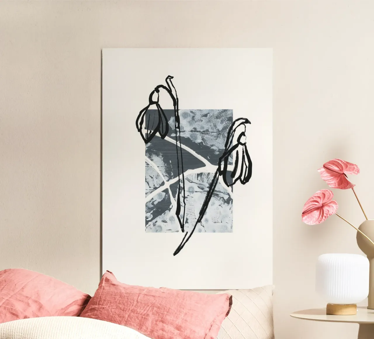 Abstract Botanics No 01 poster da treechild