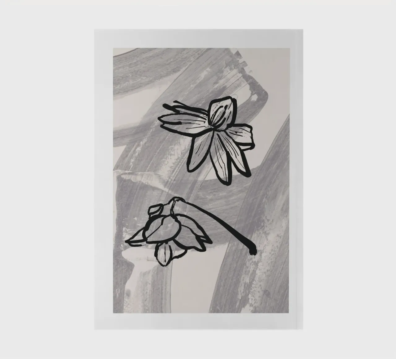 Abstract Botanics No 02 notebook by treechild