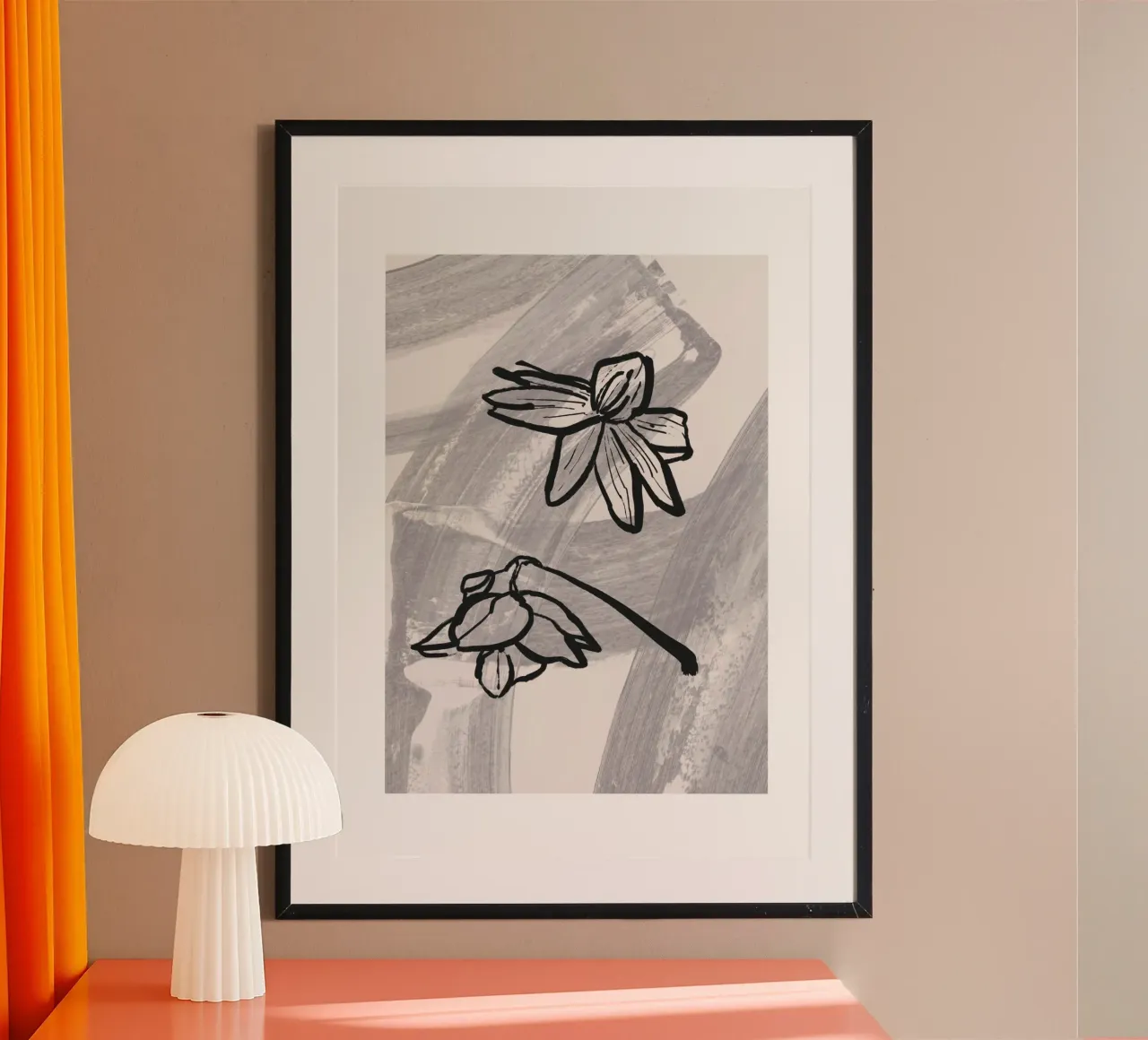 Abstract Botanics No 02 poster da treechild