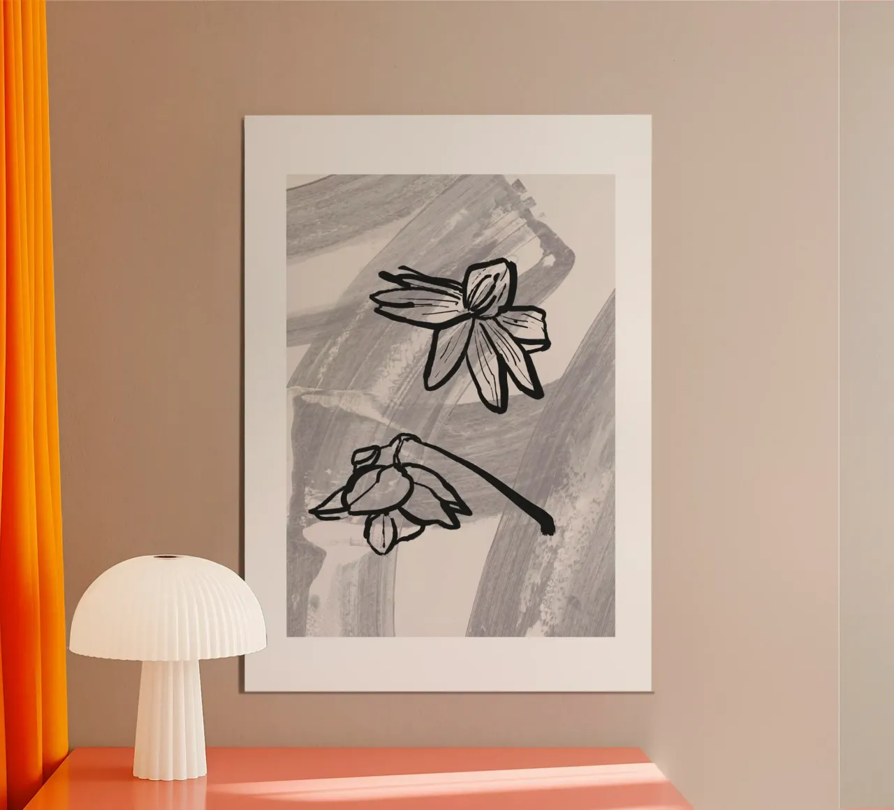 Abstract Botanics No 02 poster da treechild