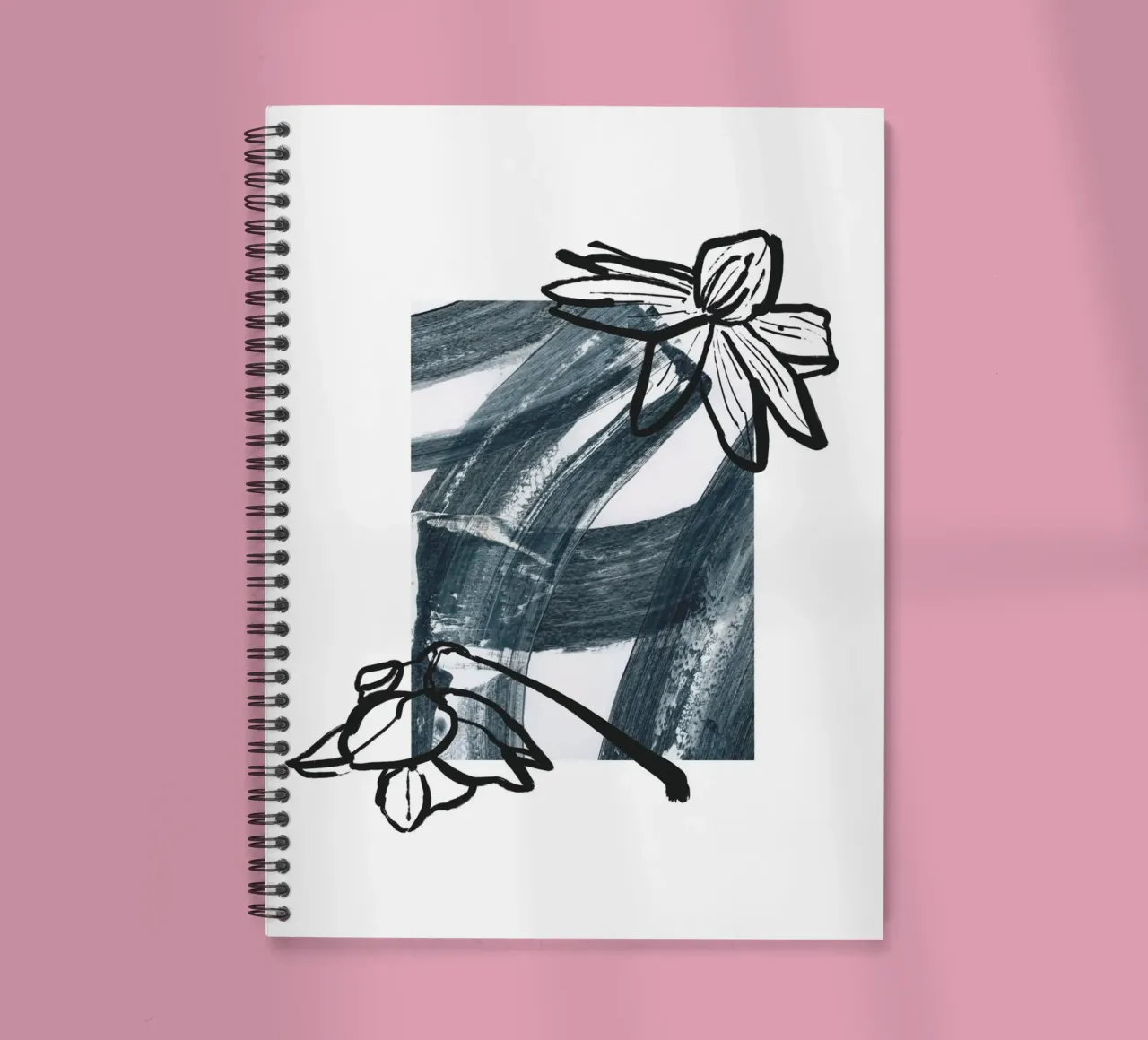 Abstract Botanics No 03 diario ad anelli da treechild