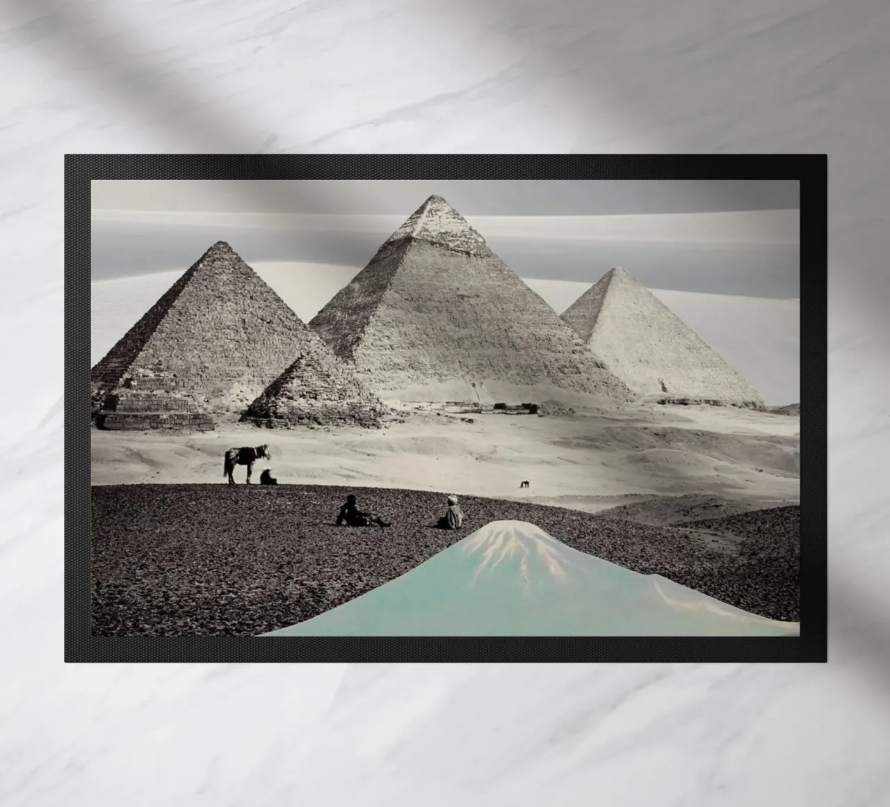 Elsewhere All At Once | Press Play Art Print Collage Remix zerbino da Press Play Art Prints