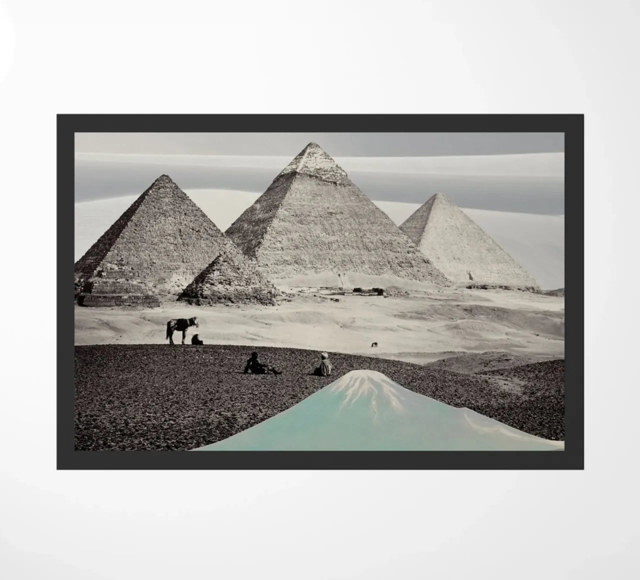 Elsewhere All At Once | Press Play Art Print Collage Remix zerbino da Press Play Art Prints