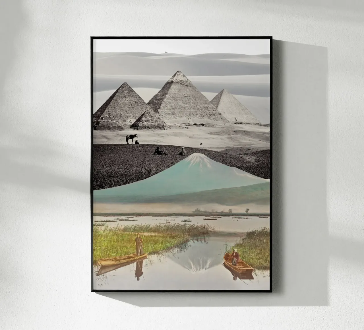 Elsewhere All At Once | Press Play Art Print Collage Remix plexiglass da Press Play Art Prints