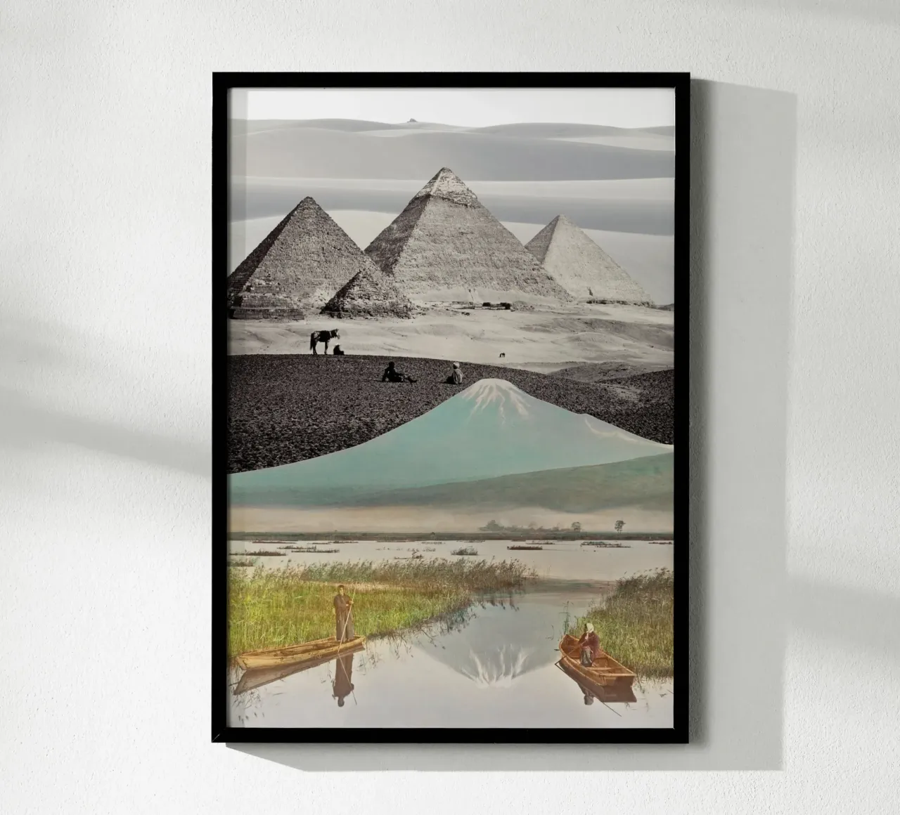 Elsewhere All At Once | Press Play Art Print Collage Remix carta hahnemühle da Press Play Art Prints