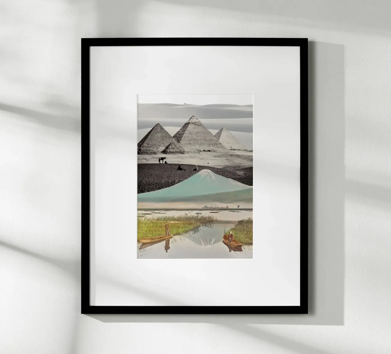 Elsewhere All At Once | Press Play Art Print Collage Remix carta hahnemühle da Press Play Art Prints