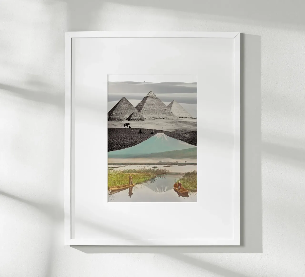 Elsewhere All At Once | Press Play Art Print Collage Remix carta hahnemühle da Press Play Art Prints