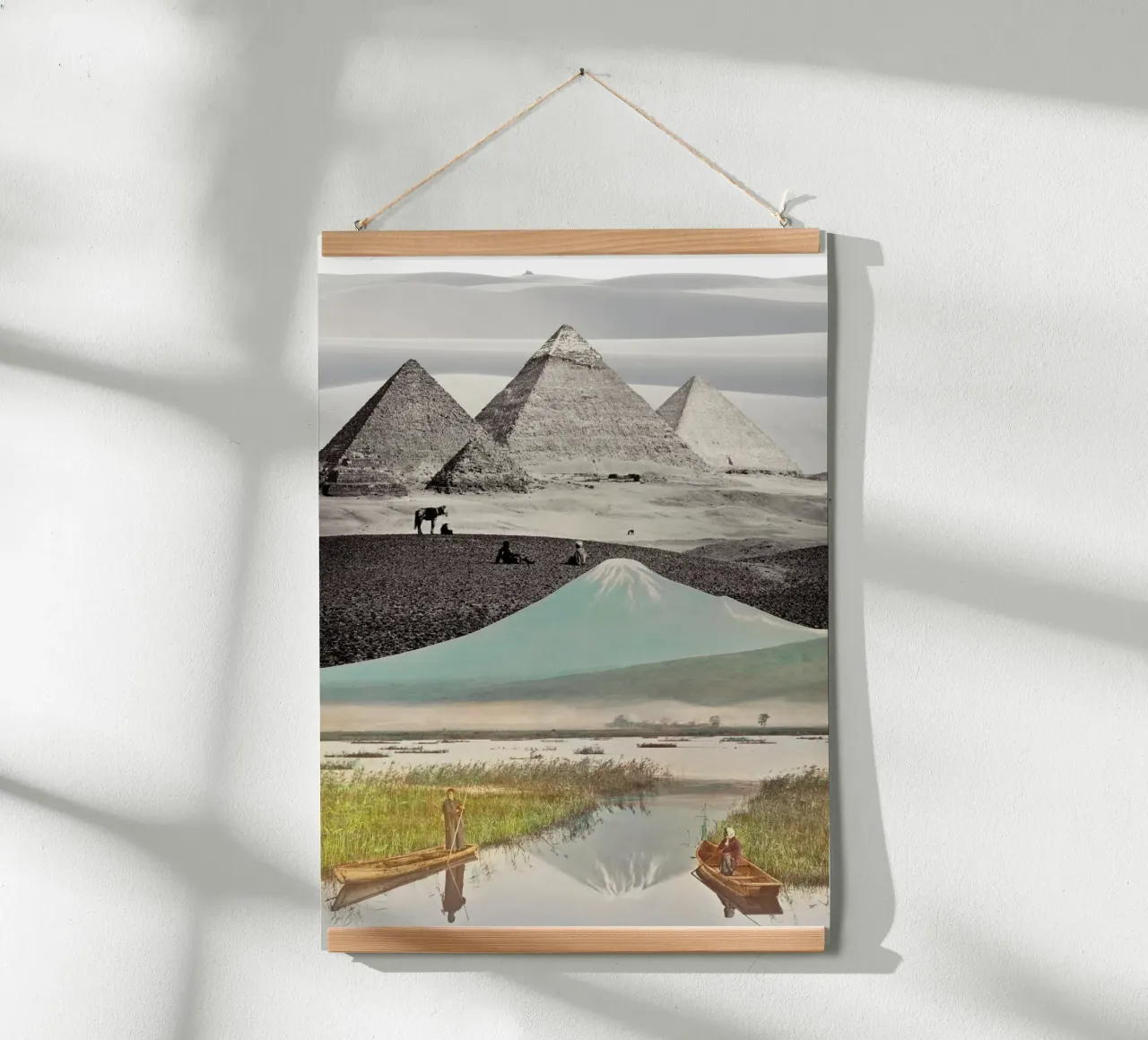 Elsewhere All At Once | Press Play Art Print Collage Remix carta hahnemühle da Press Play Art Prints