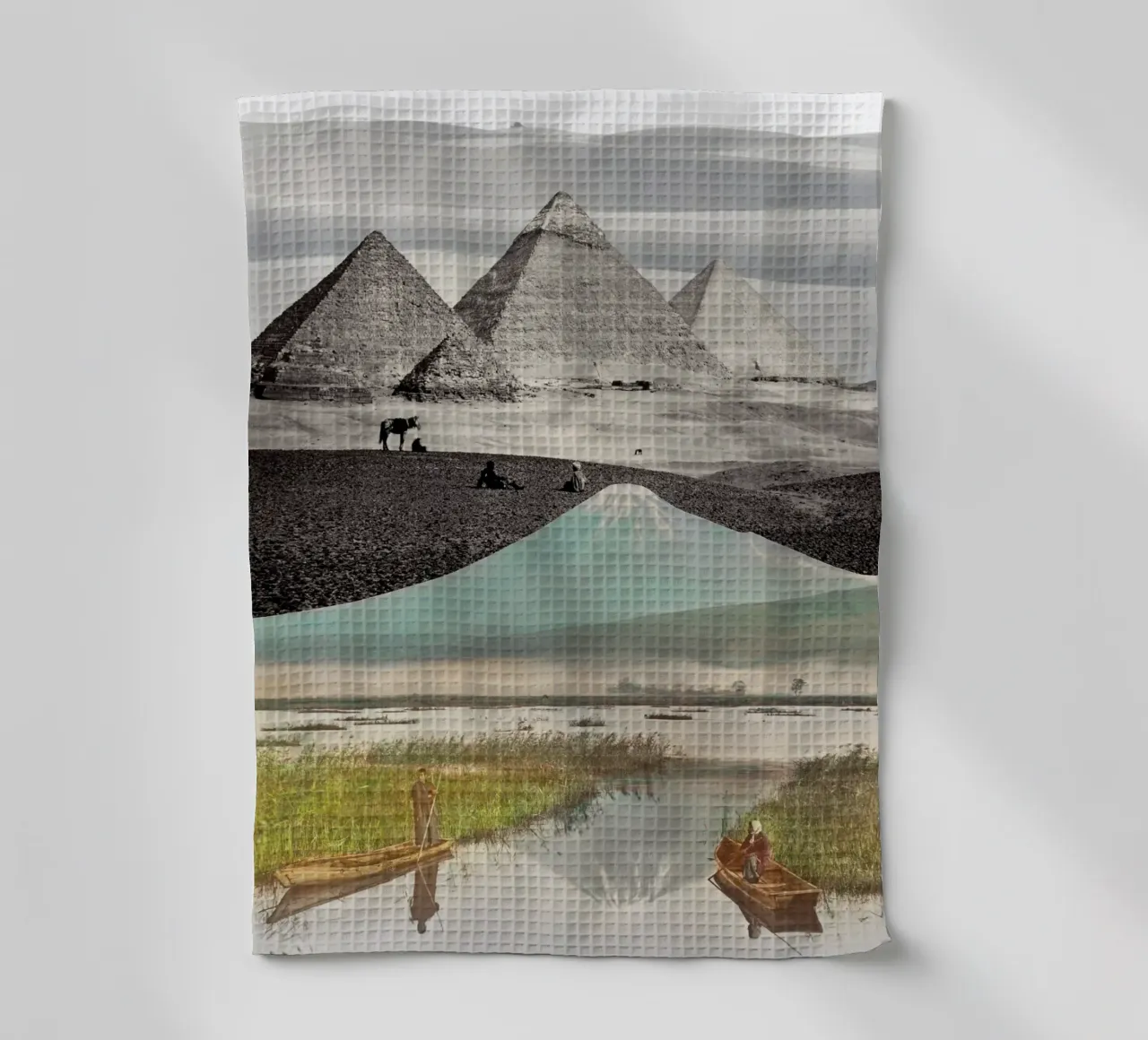 Elsewhere All At Once | Press Play Art Print Collage Remix canovaccio da cucina da Press Play Art Prints