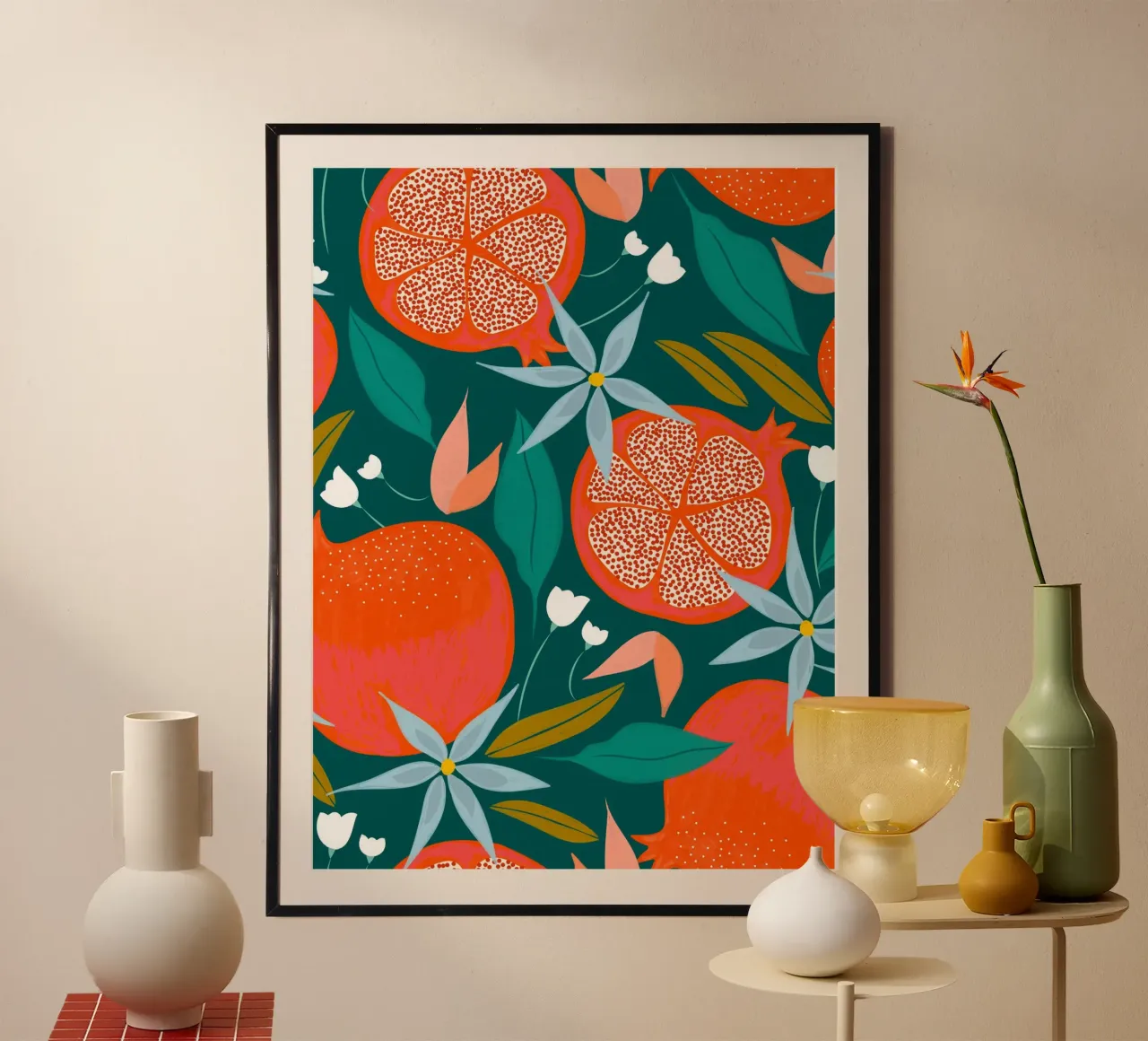 Melograno estivo carta hahnemühle da 83oranges