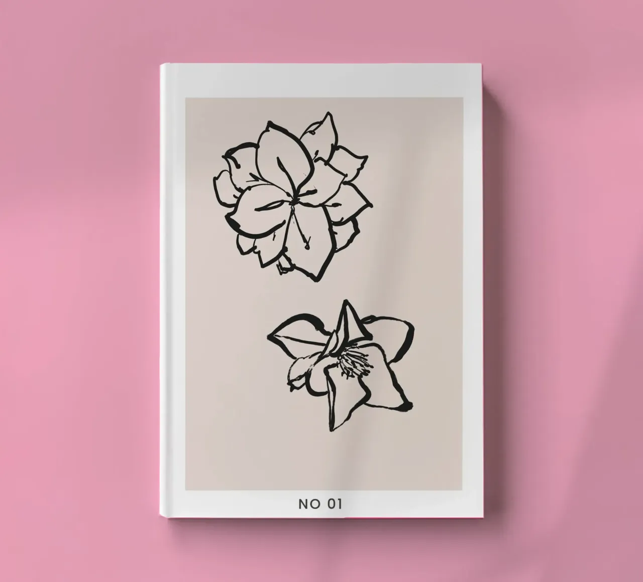 Abstract Botanic No 05 carnet de notes de treechild