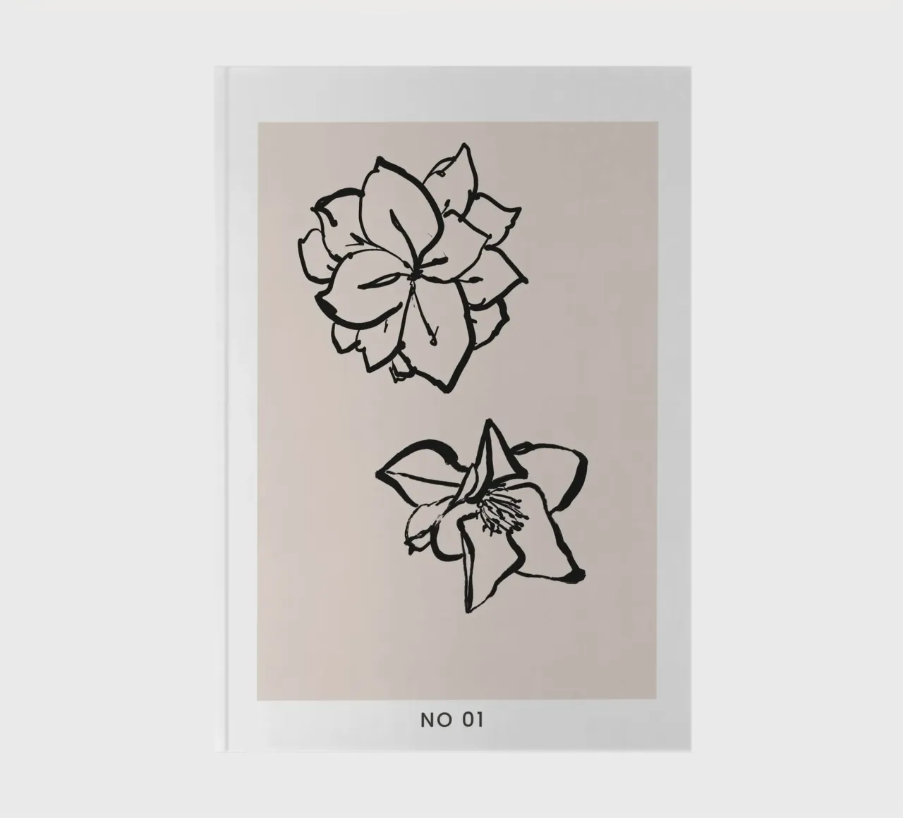 Abstract Botanic No 05 carnet de notes de treechild