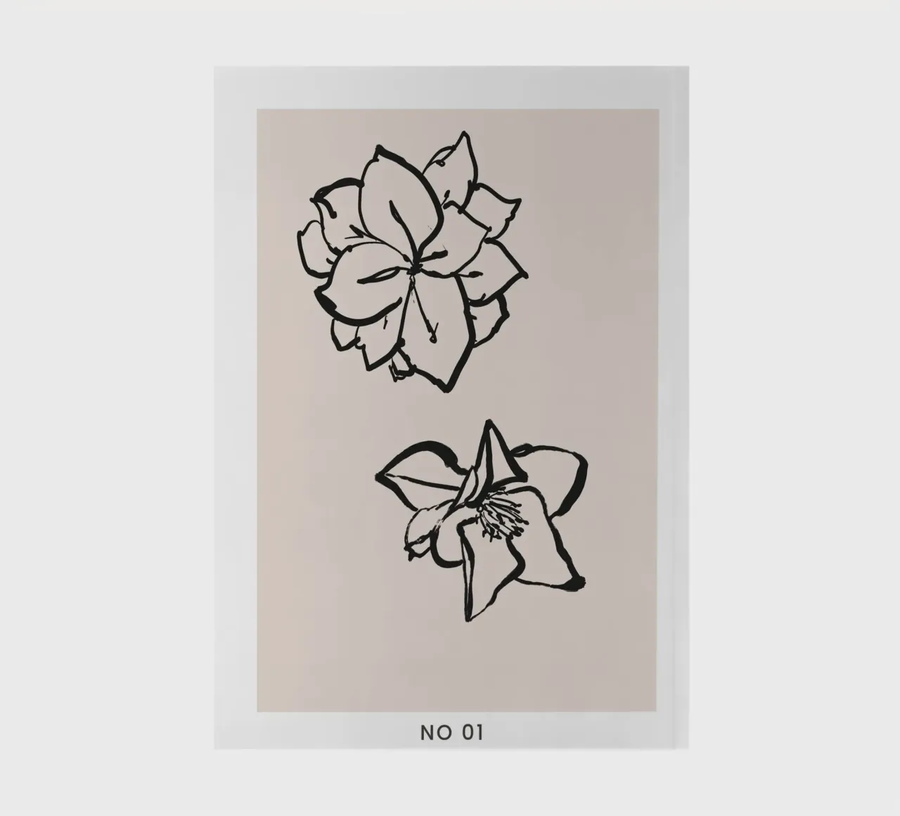 Abstract Botanic No 05 carnet de notes de treechild