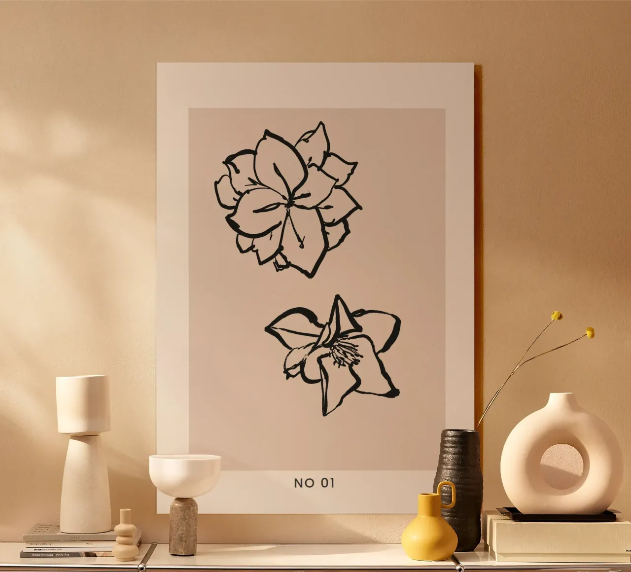 Abstract Botanic No 05 acrylic glass by treechild