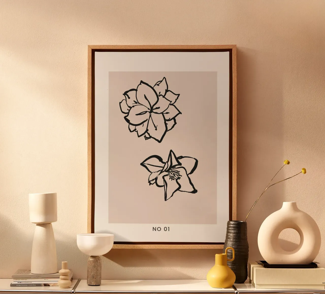 Abstract Botanic No 05 lienzo de treechild