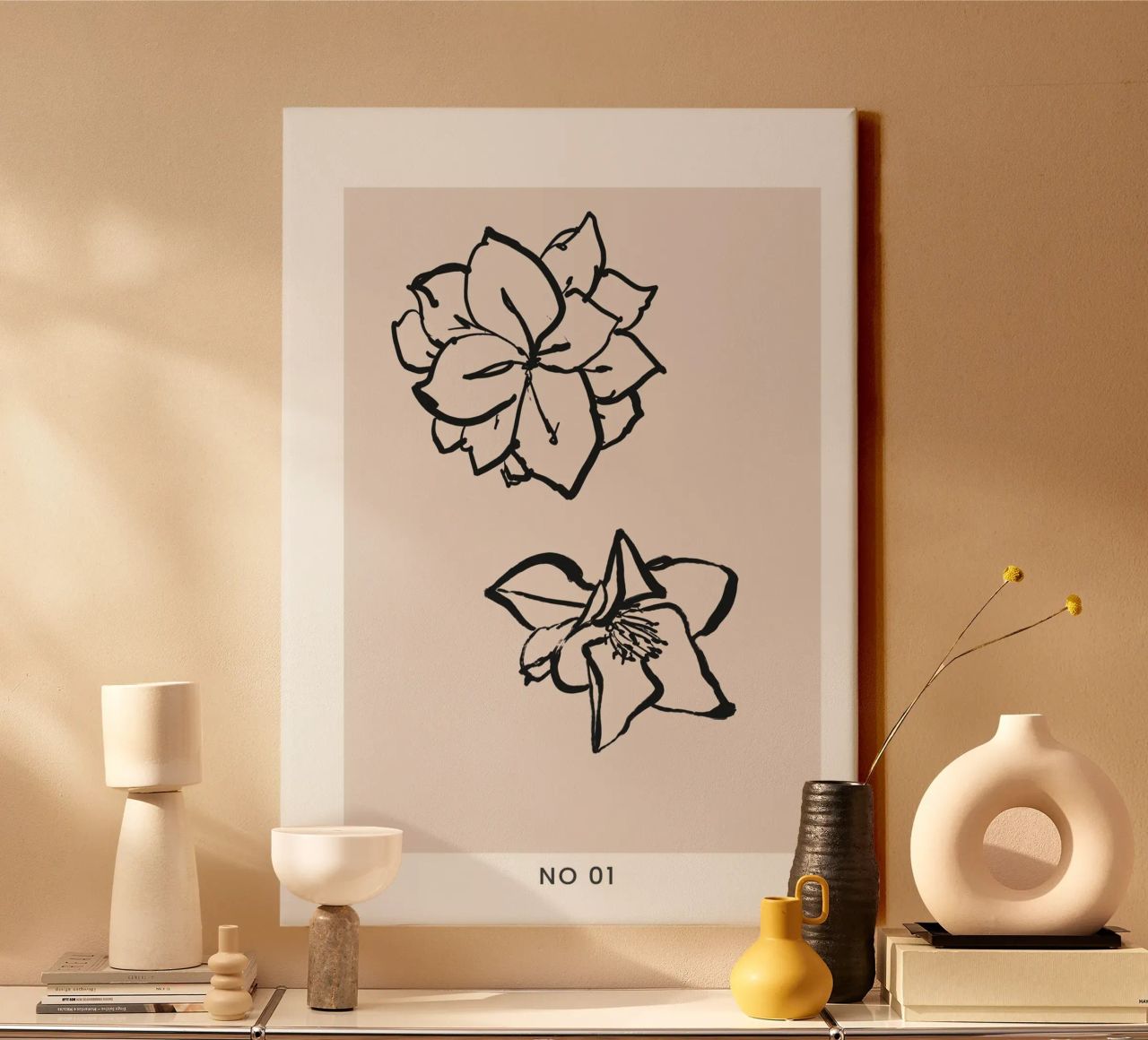 Abstract Botanic No 05 tela da treechild