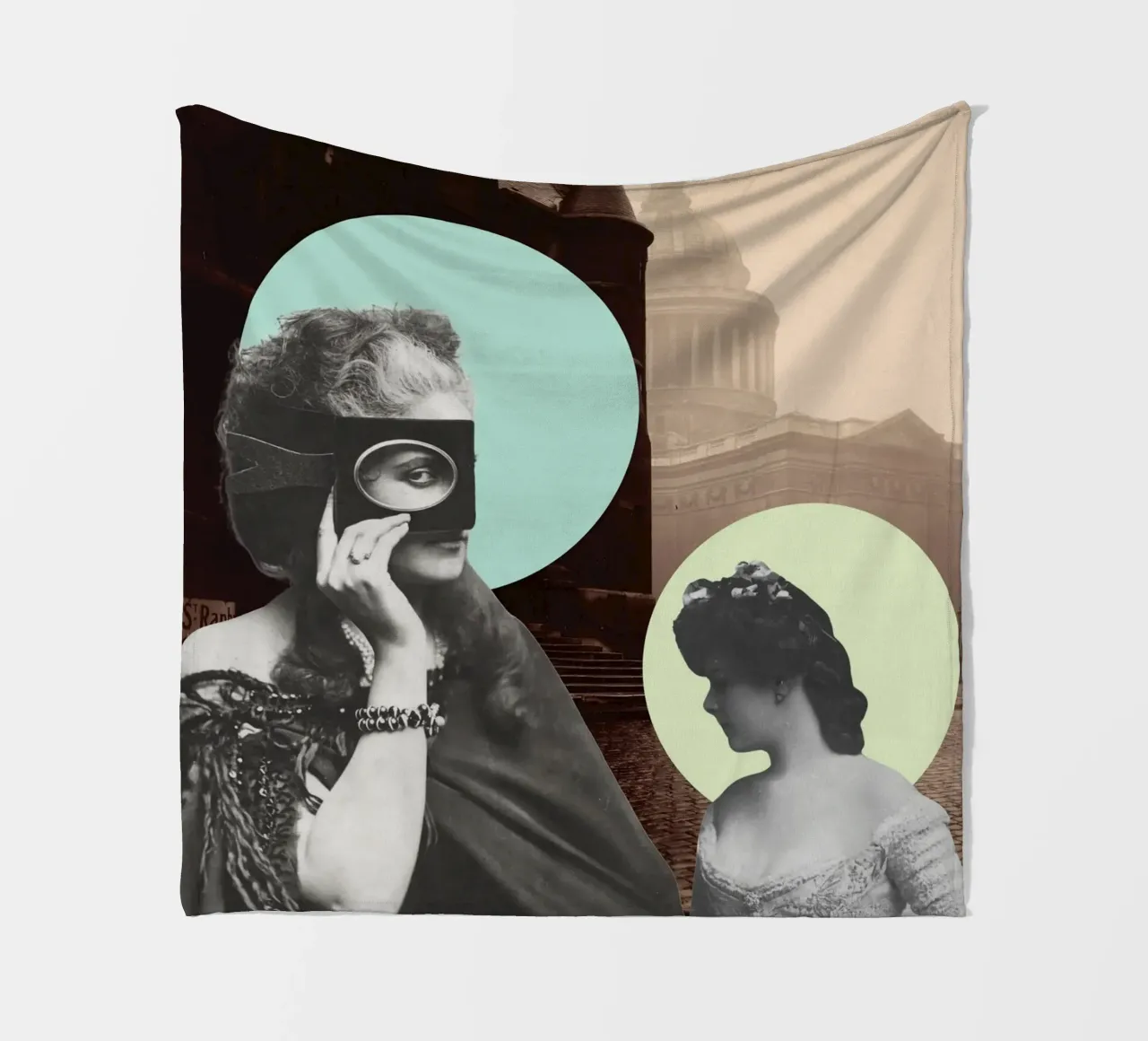 Muses & Moonlight | Press Play Stampa d'arte Collage Remix coperta in pile da Press Play Art Prints
