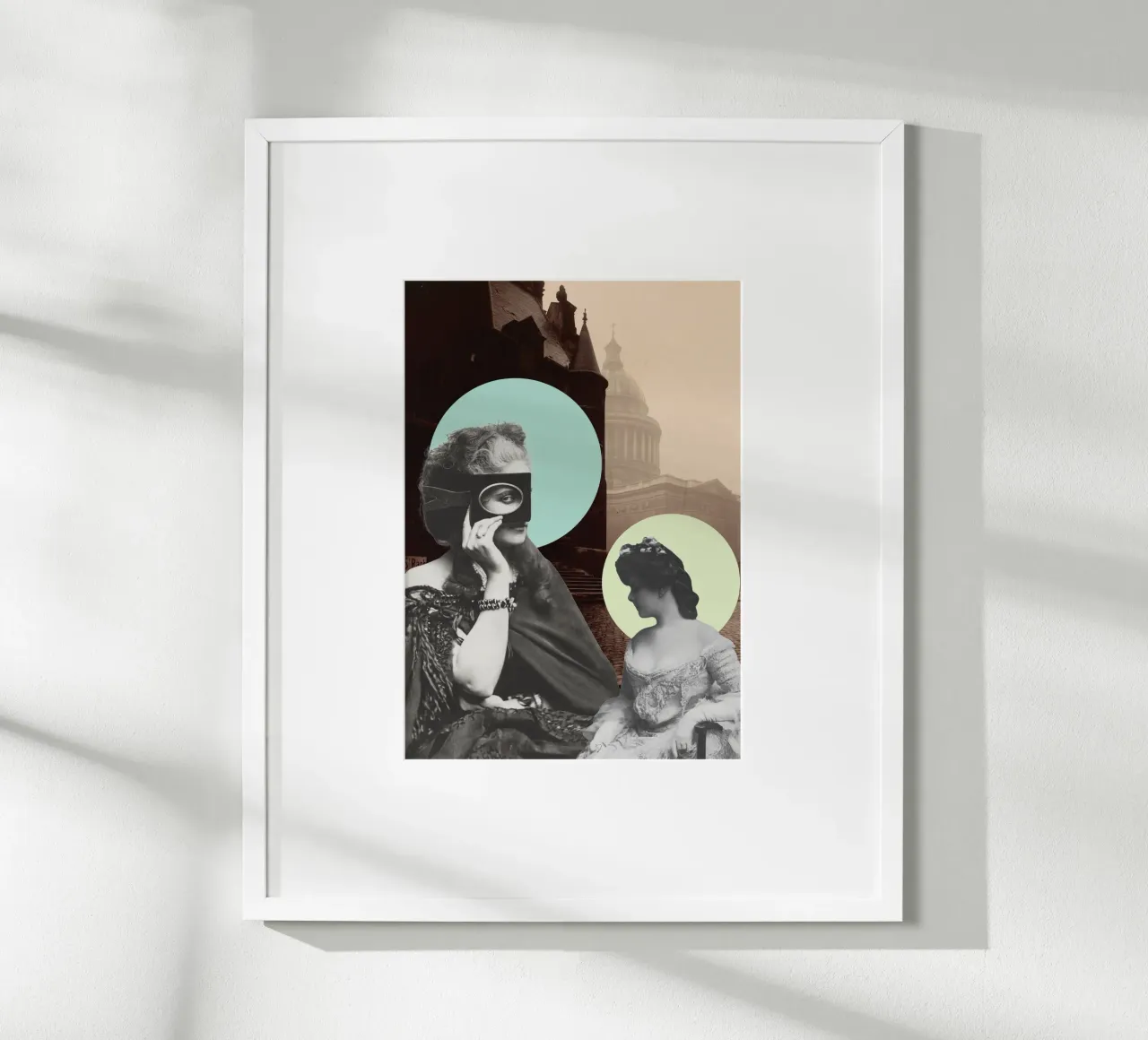 Muses & Moonlight | Press Play Stampa d'arte Collage Remix poster con telaio in plastica da Press Play Art Prints
