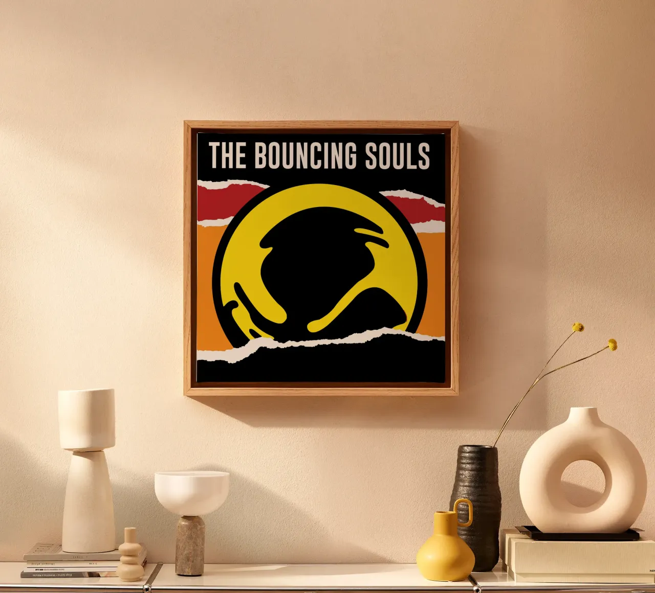 The Bouncing Souls tela con Cornice a cassetta da kiwirsemplok