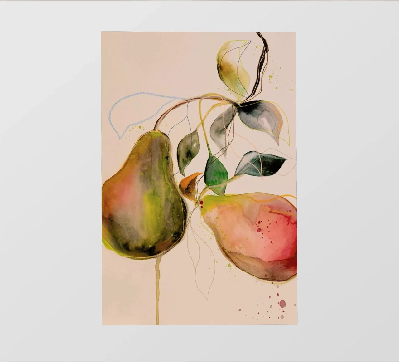 Pear 01 pellicola backlit da Leigh Viner