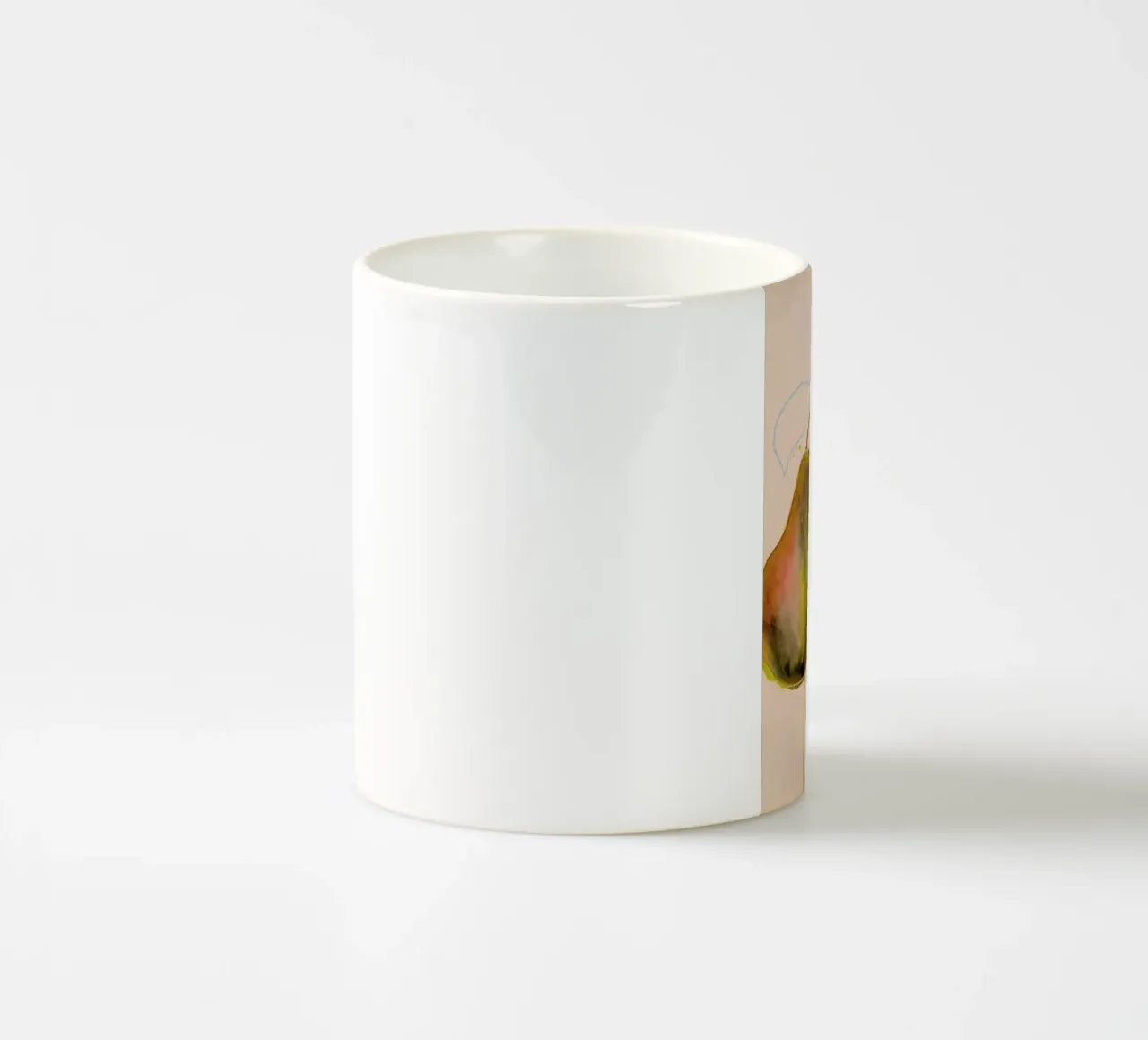 Pear 01 Keramik Tasse von Leigh Viner
