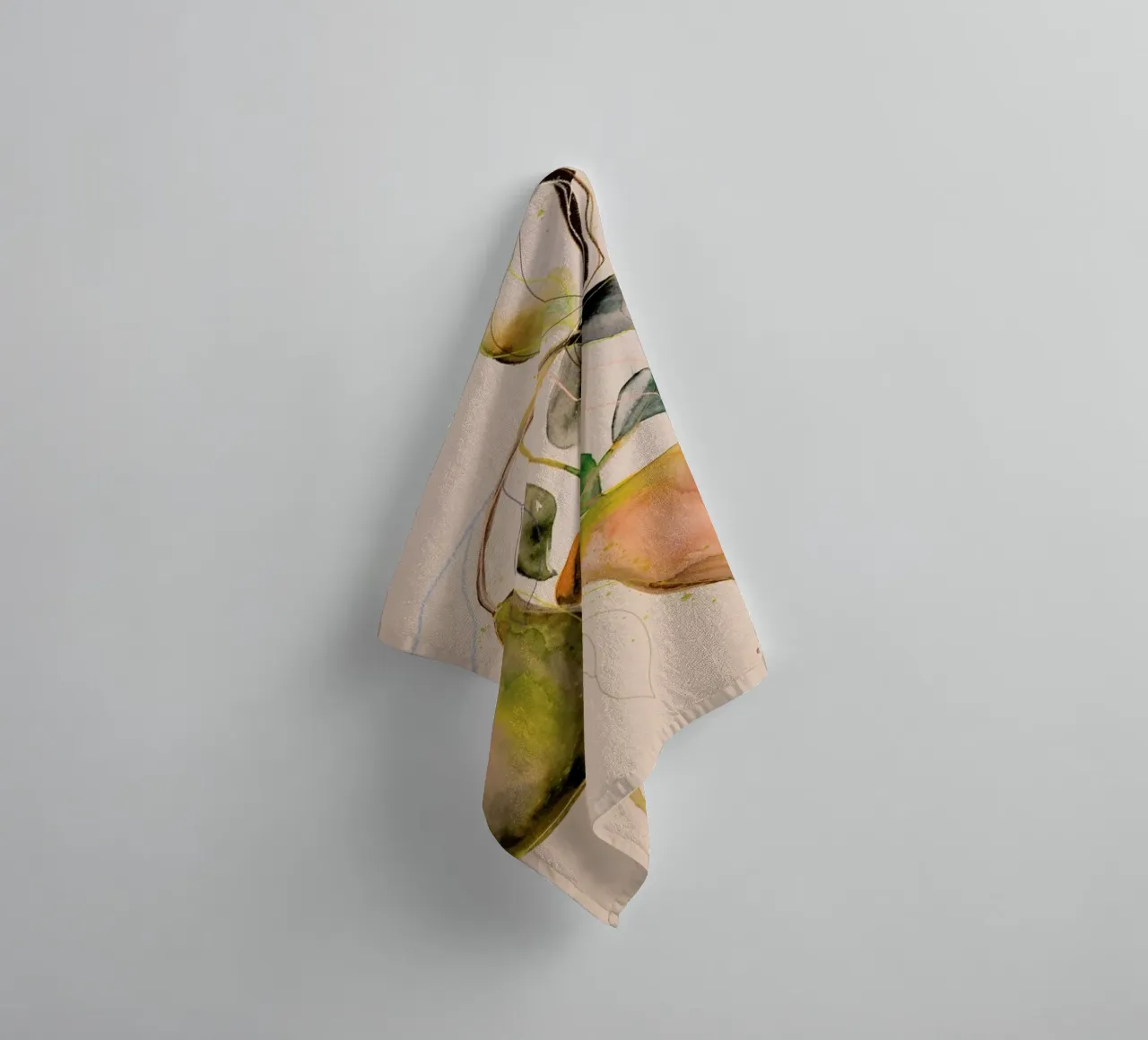 Pear 01 asciugamano da bagno da Leigh Viner