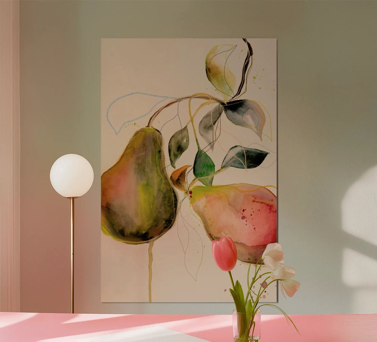 Pear 01 Poster von Leigh Viner