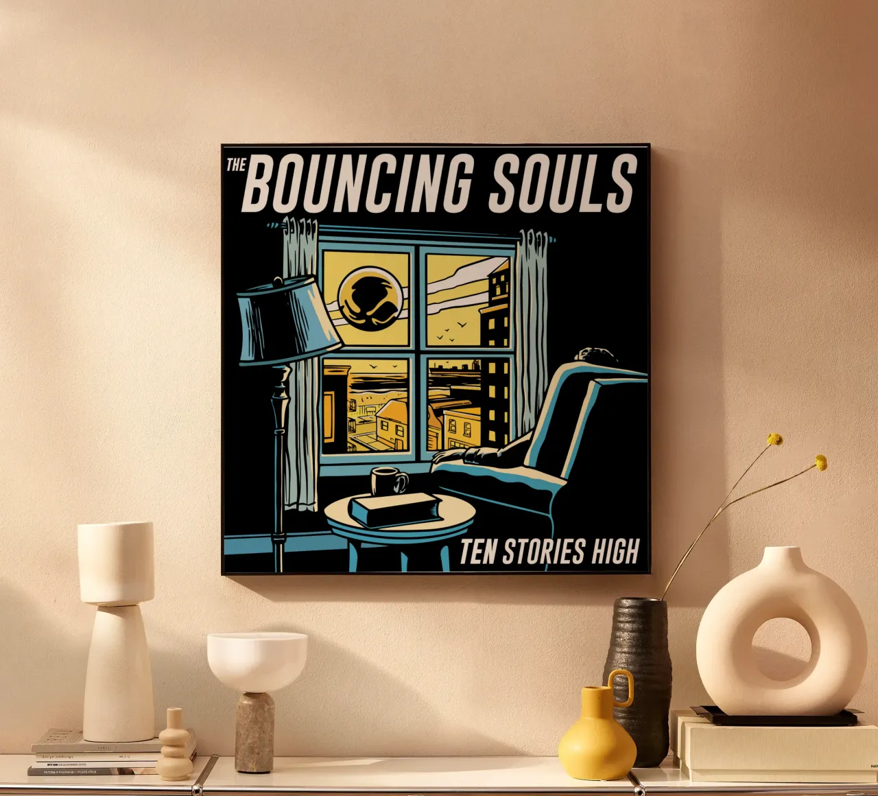 The Bouncing Souls - Ten Stories High alluminio dibond da Nadirsungga