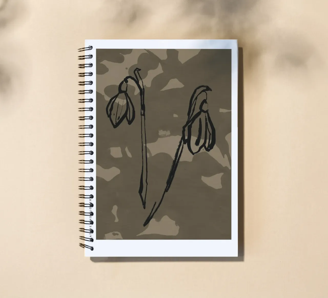 Abstract Botanic No 09 diario ad anelli da treechild