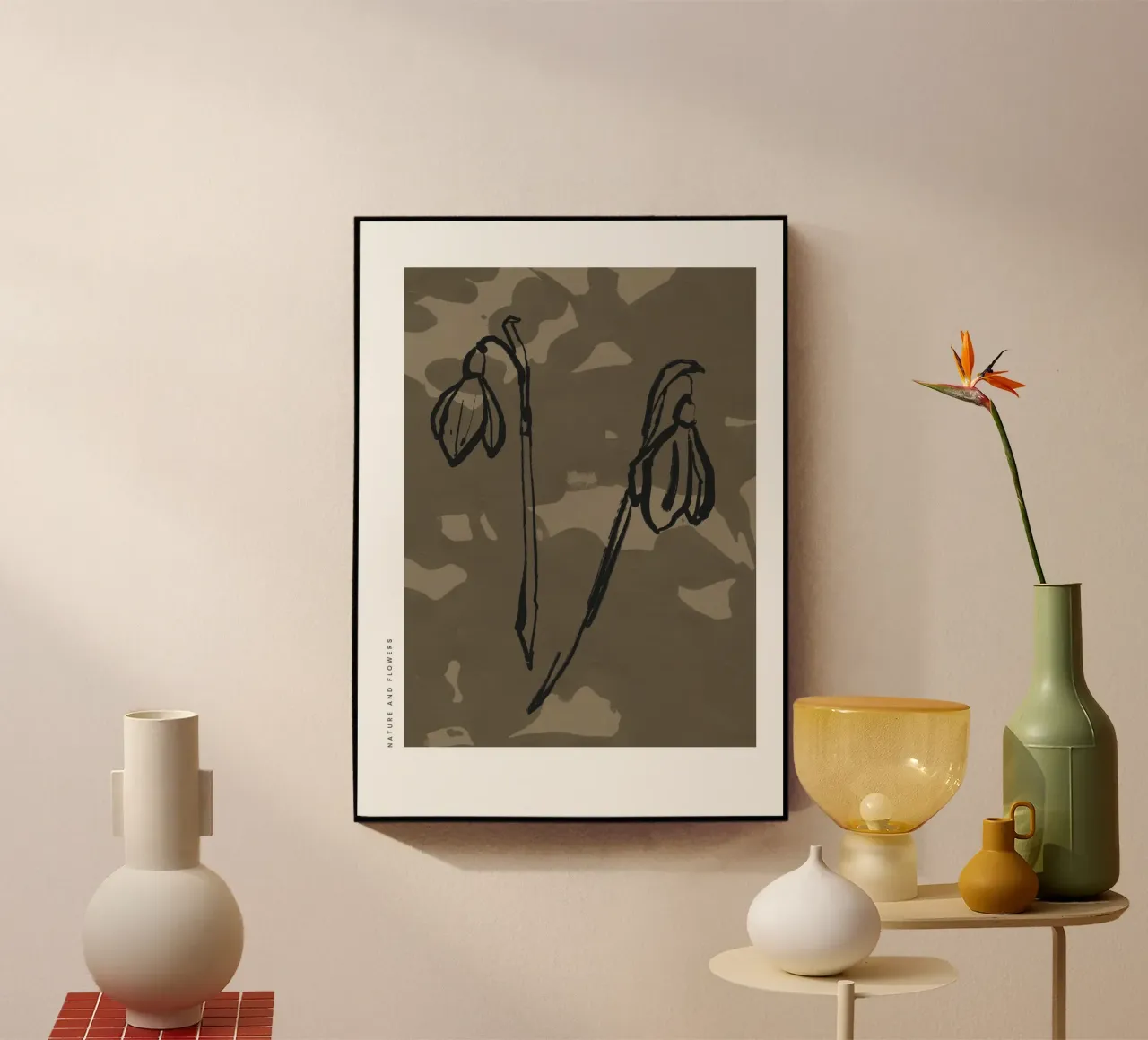 Abstract Botanic No 09 acrylic glass by treechild