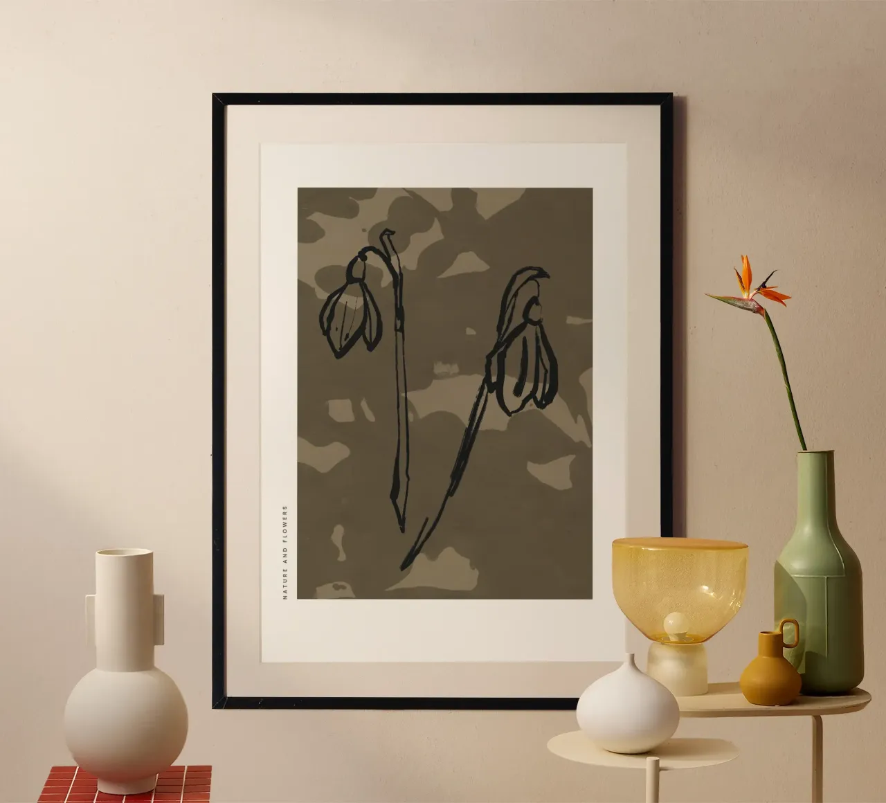 Abstract Botanic No 09 poster da treechild