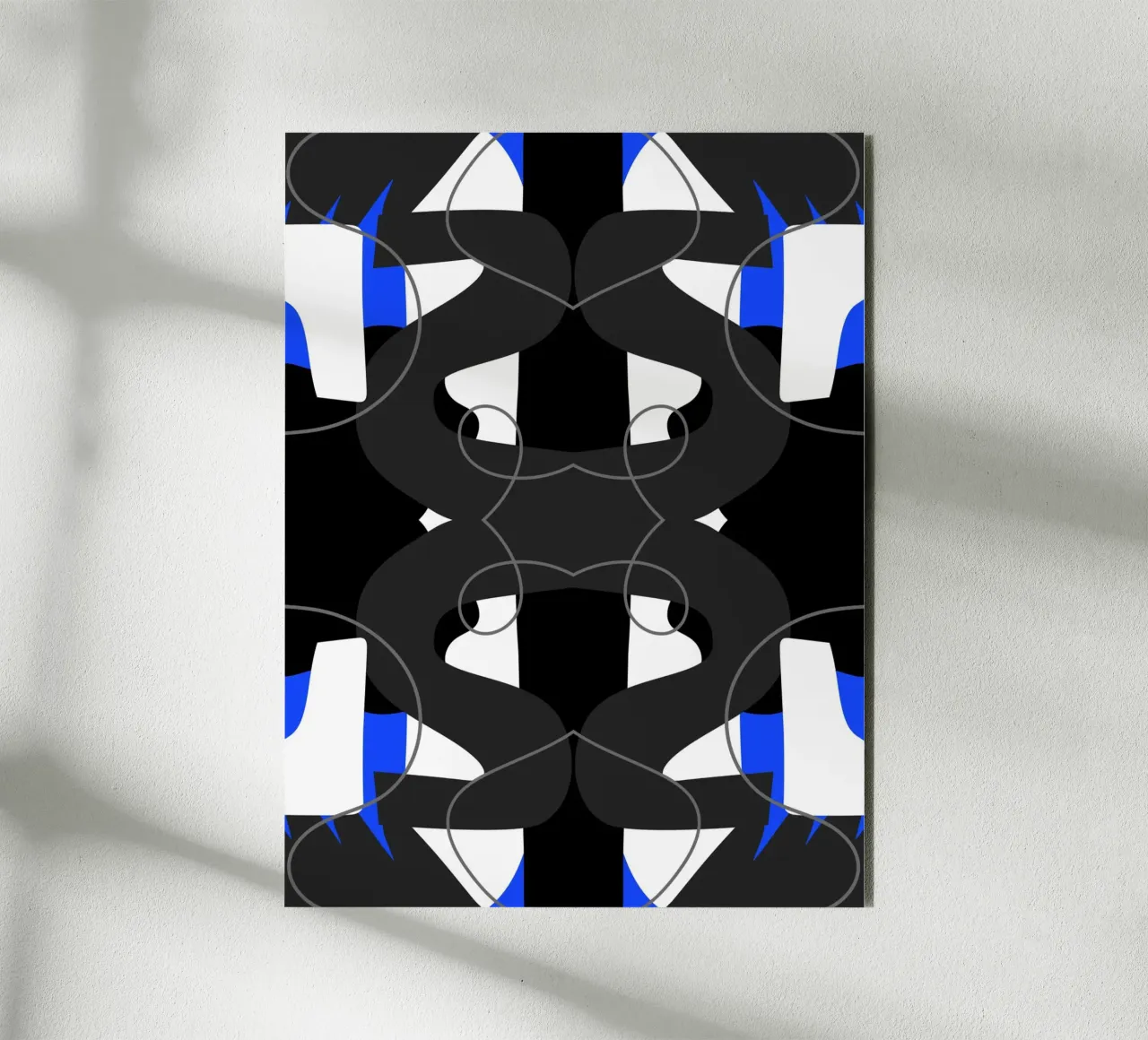 Simmetria blu e nera pannello forex da Little Dean