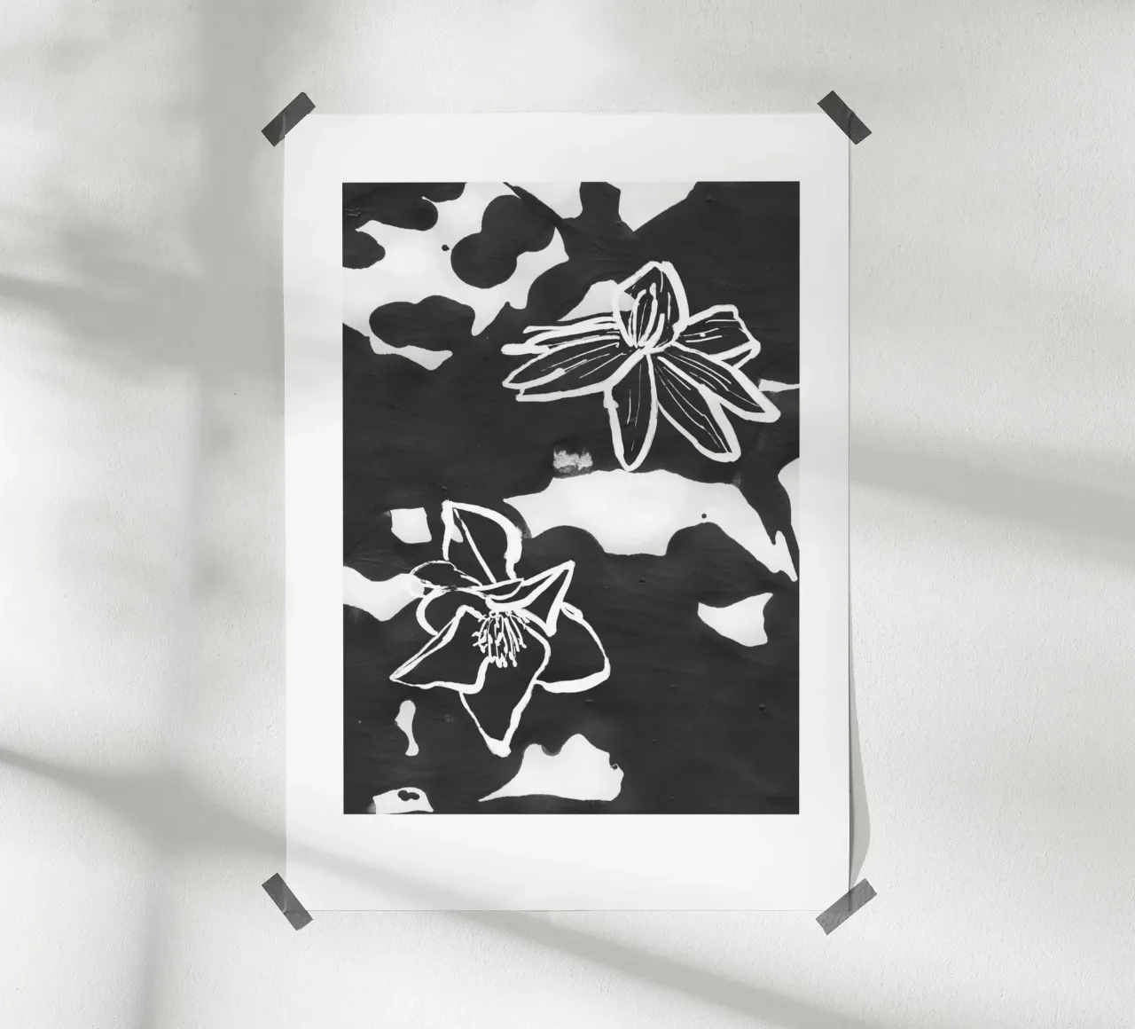 Abstract Botanic No 10 carta hahnemühle da treechild