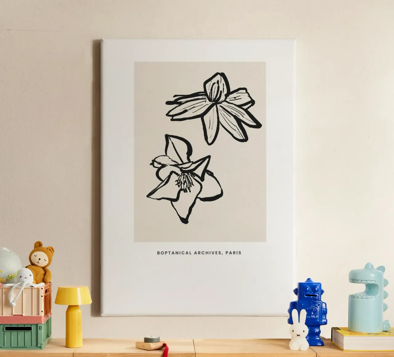 Abstract Botanic No 11 tela da treechild