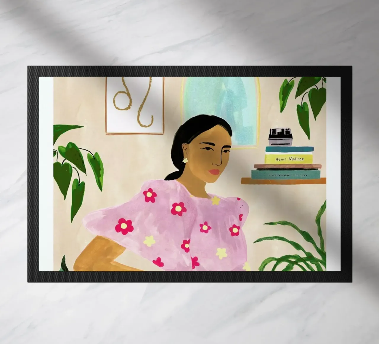 Leo doormat by Laura Page