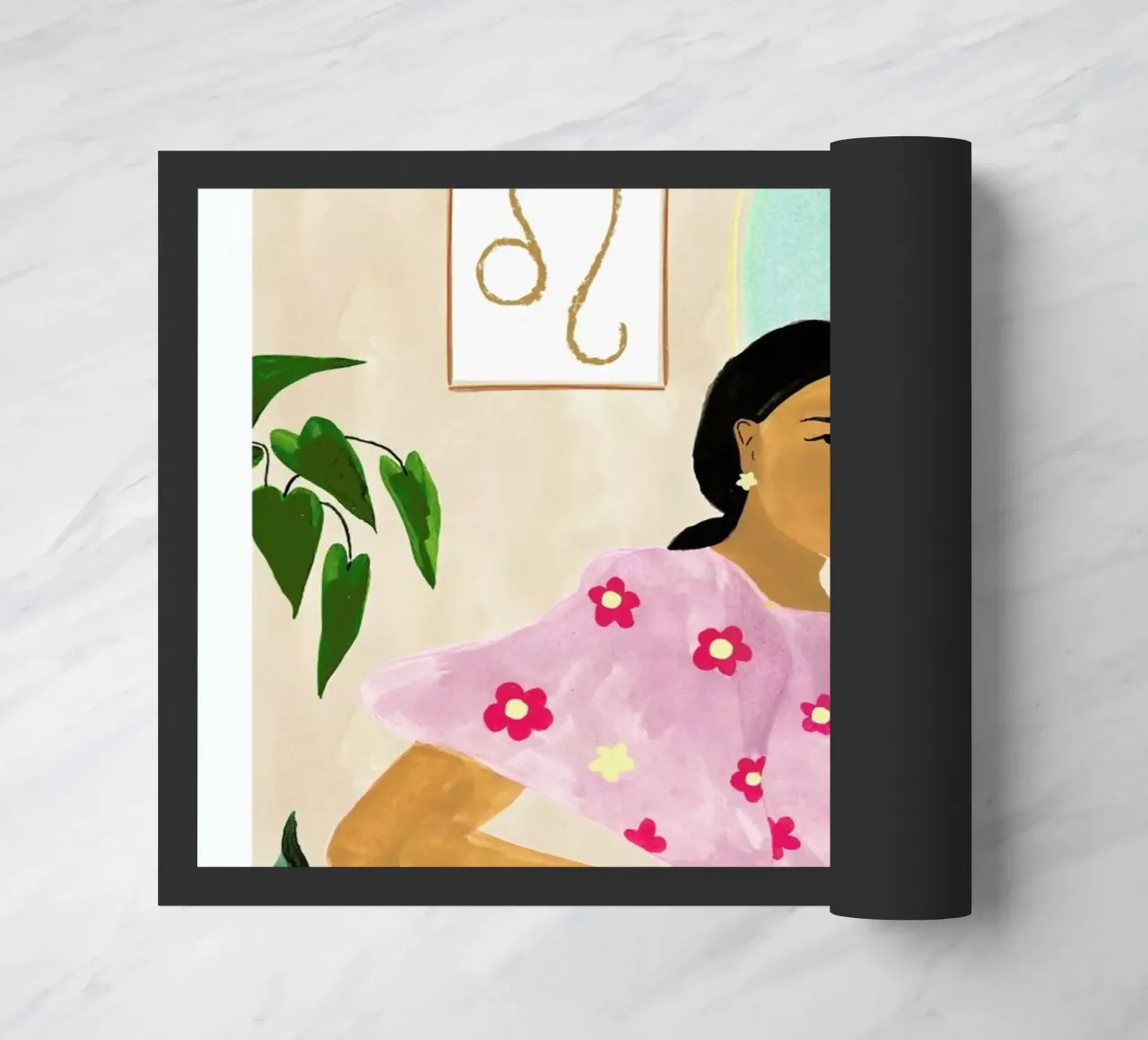 Leo doormat by Laura Page