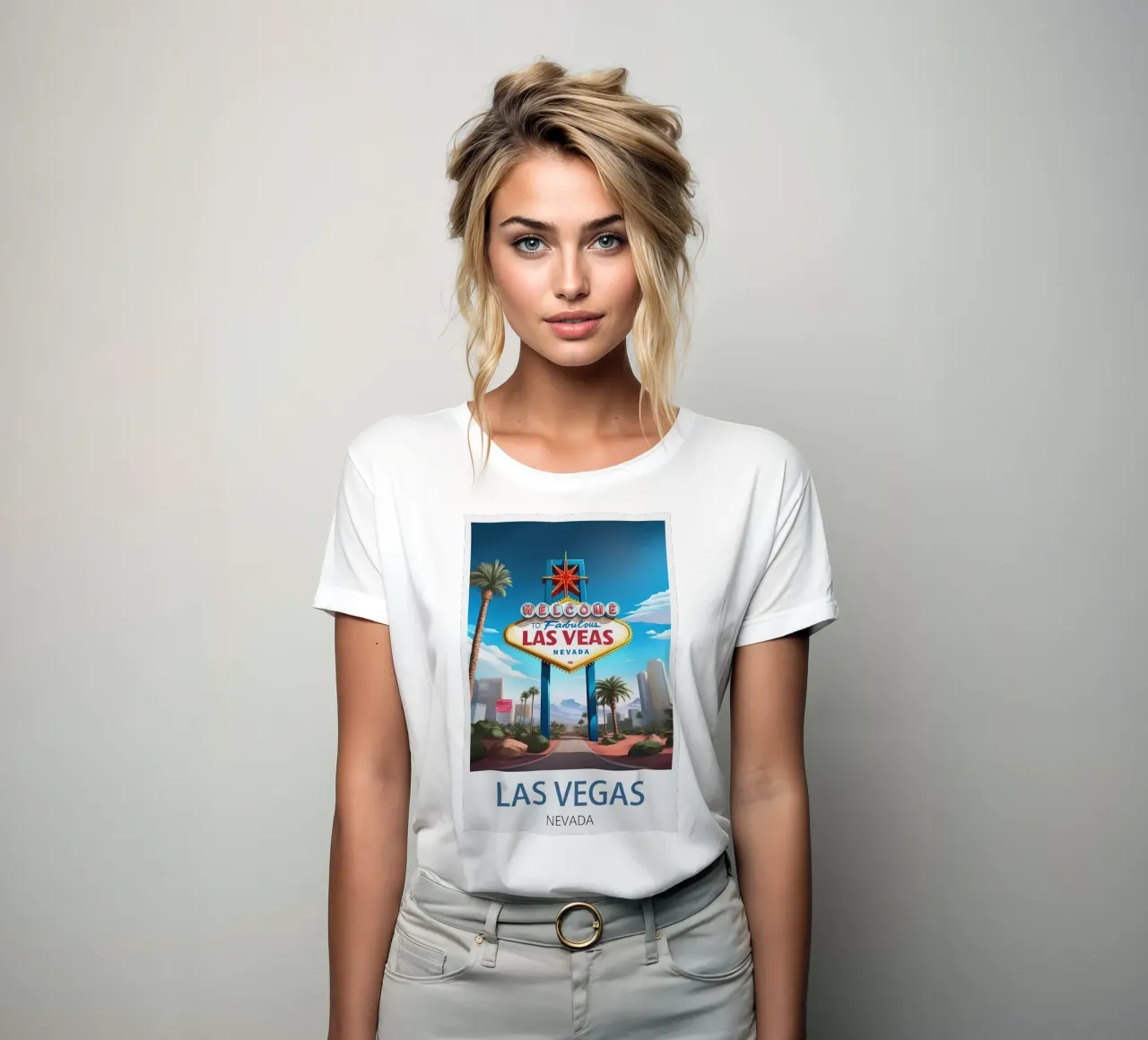 LuaNi Las Vegas Nevada t-shirt da donna da cooper shop