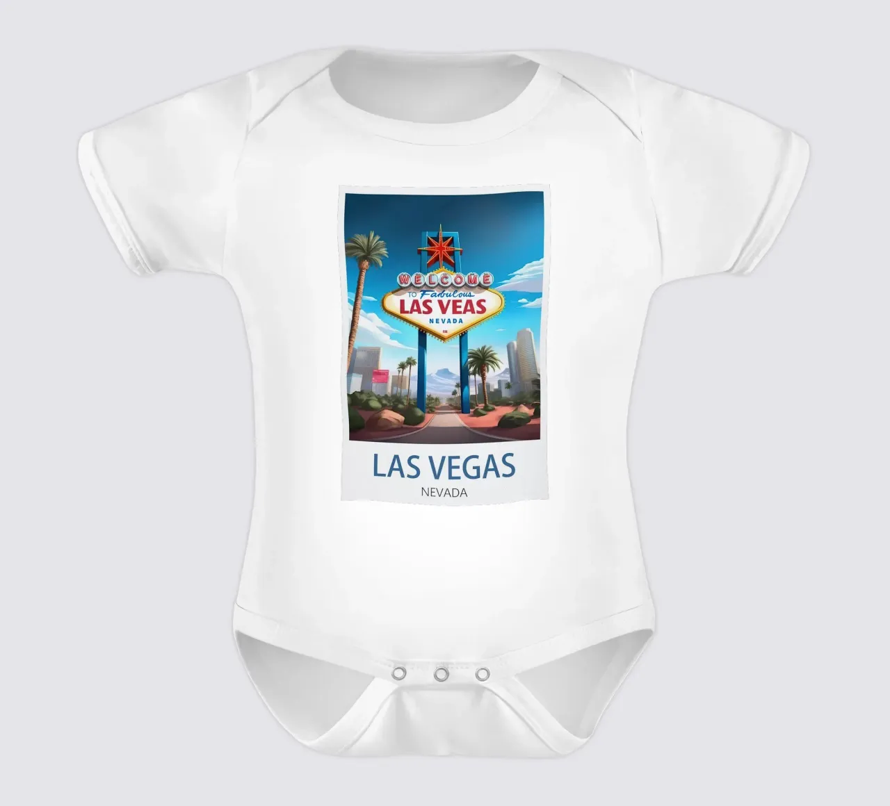 LuaNi Las Vegas Nevada Kurzarm Babybody von cooper shop