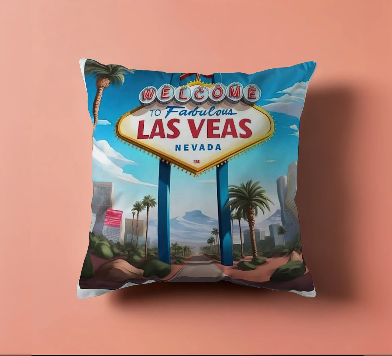 LuaNi Las Vegas Nevada decorative cushion by cooper shop