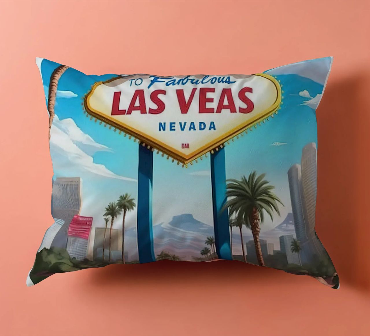 LuaNi Las Vegas Nevada decorative cushion by cooper shop