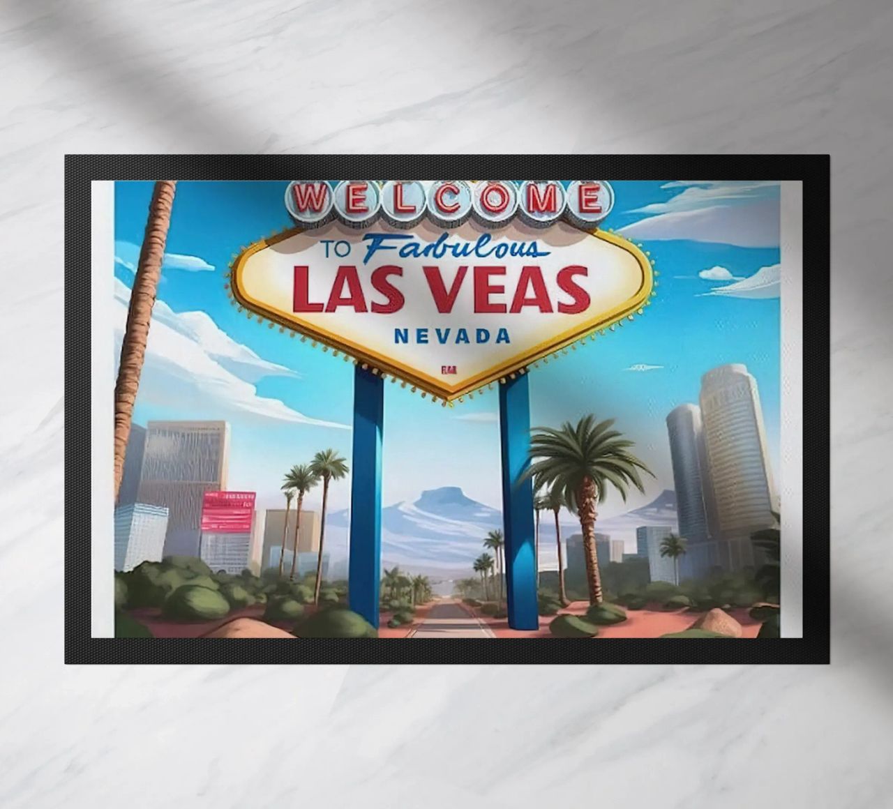 LuaNi Las Vegas Nevada doormat by cooper shop