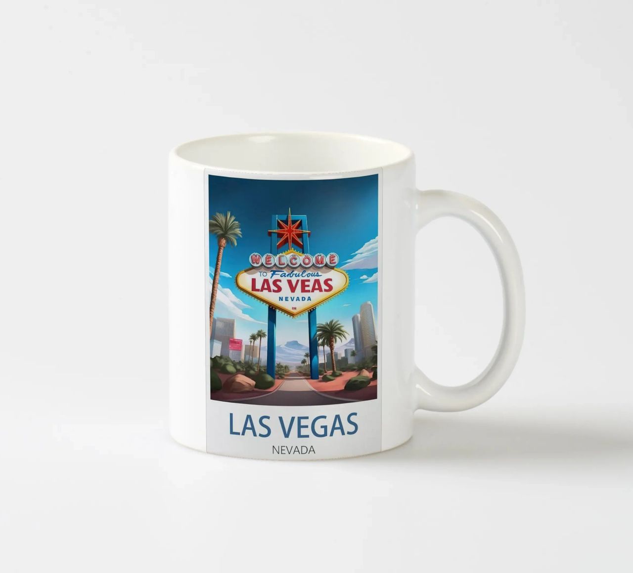LuaNi Las Vegas Nevada ceramic mug by cooper shop