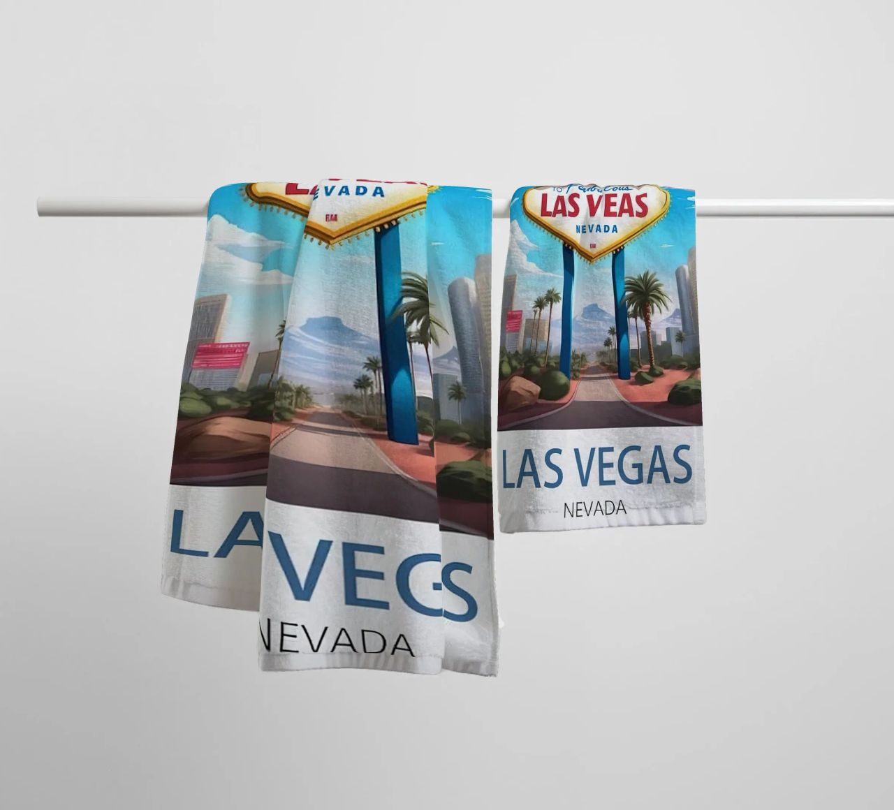 LuaNi Las Vegas Nevada towel by cooper shop