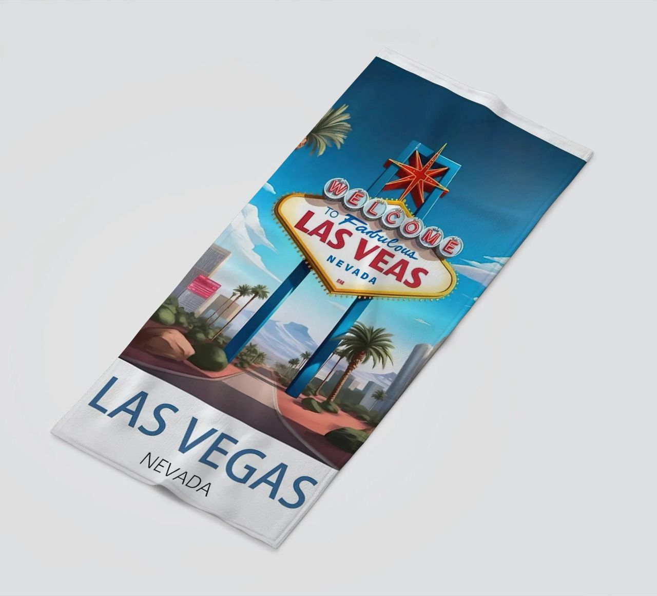 LuaNi Las Vegas Nevada beach towel by cooper shop