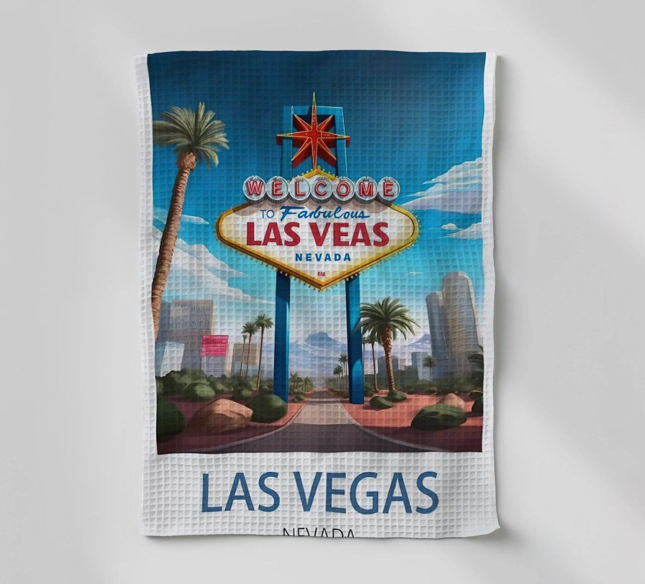 LuaNi Las Vegas Nevada tea towel by cooper shop