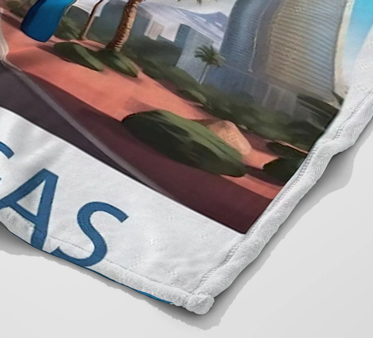 LuaNi Las Vegas Nevada fleece blanket by cooper shop