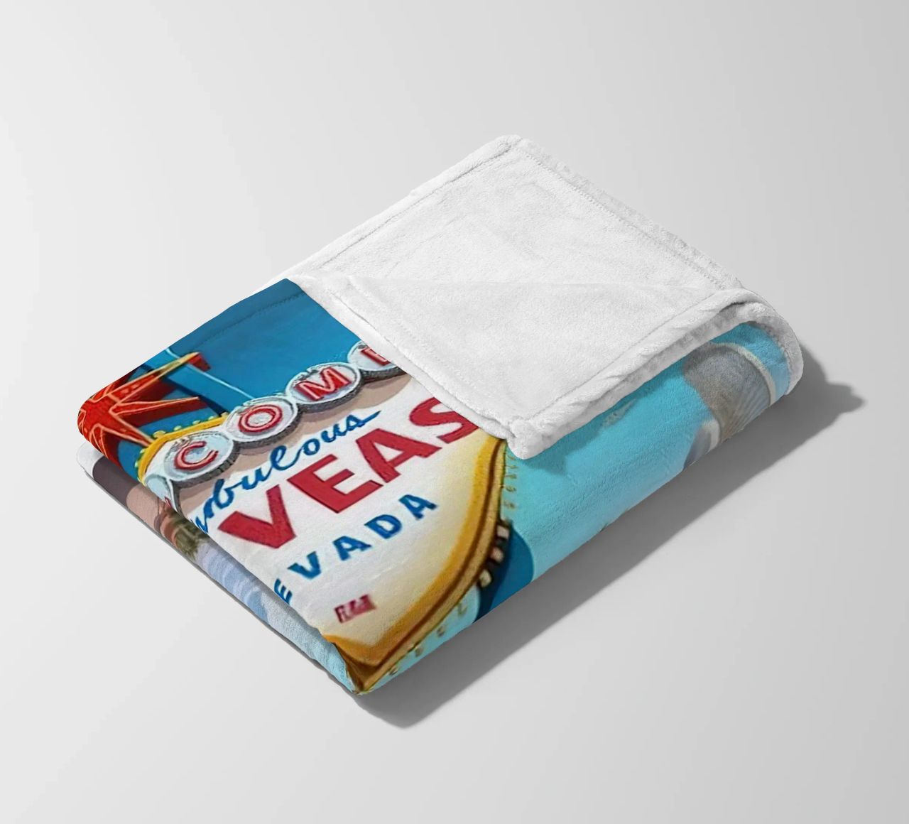LuaNi Las Vegas Nevada fleece blanket by cooper shop