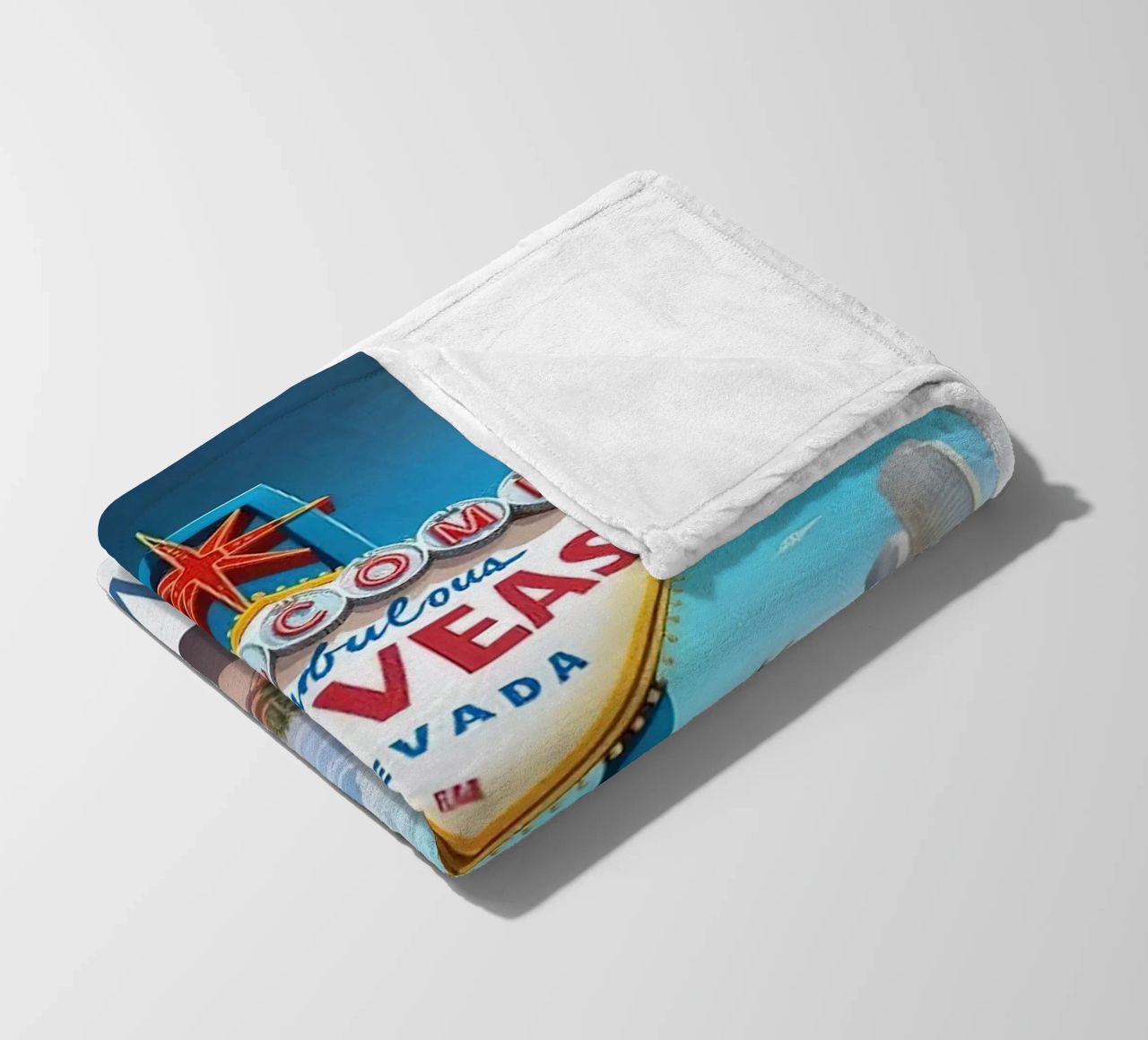 LuaNi Las Vegas Nevada fleece blanket by cooper shop