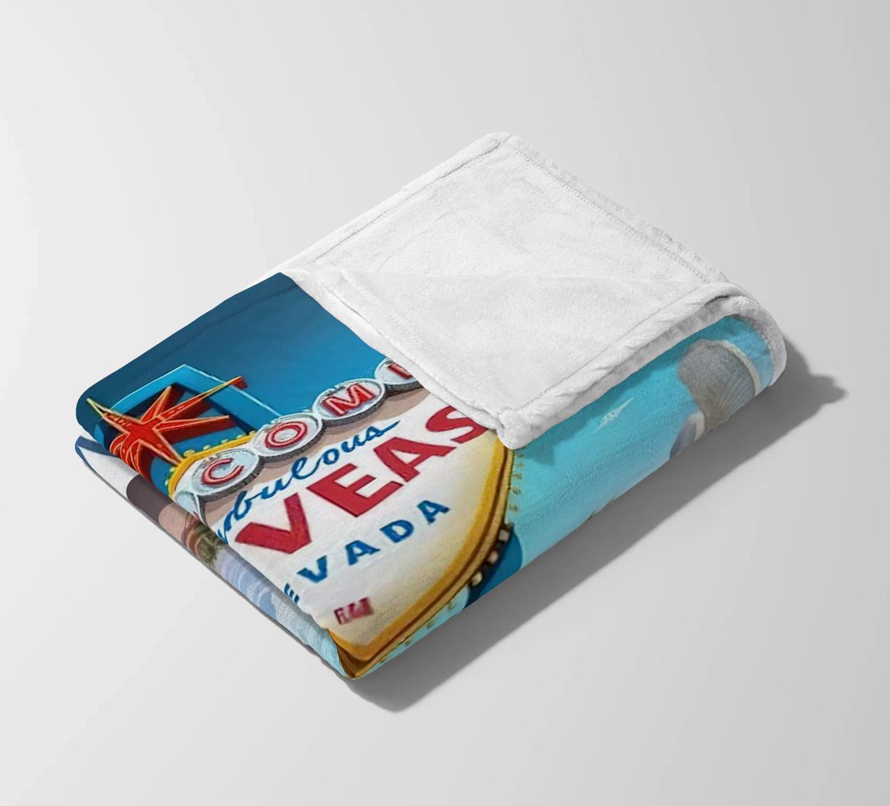 LuaNi Las Vegas Nevada fleece blanket by cooper shop