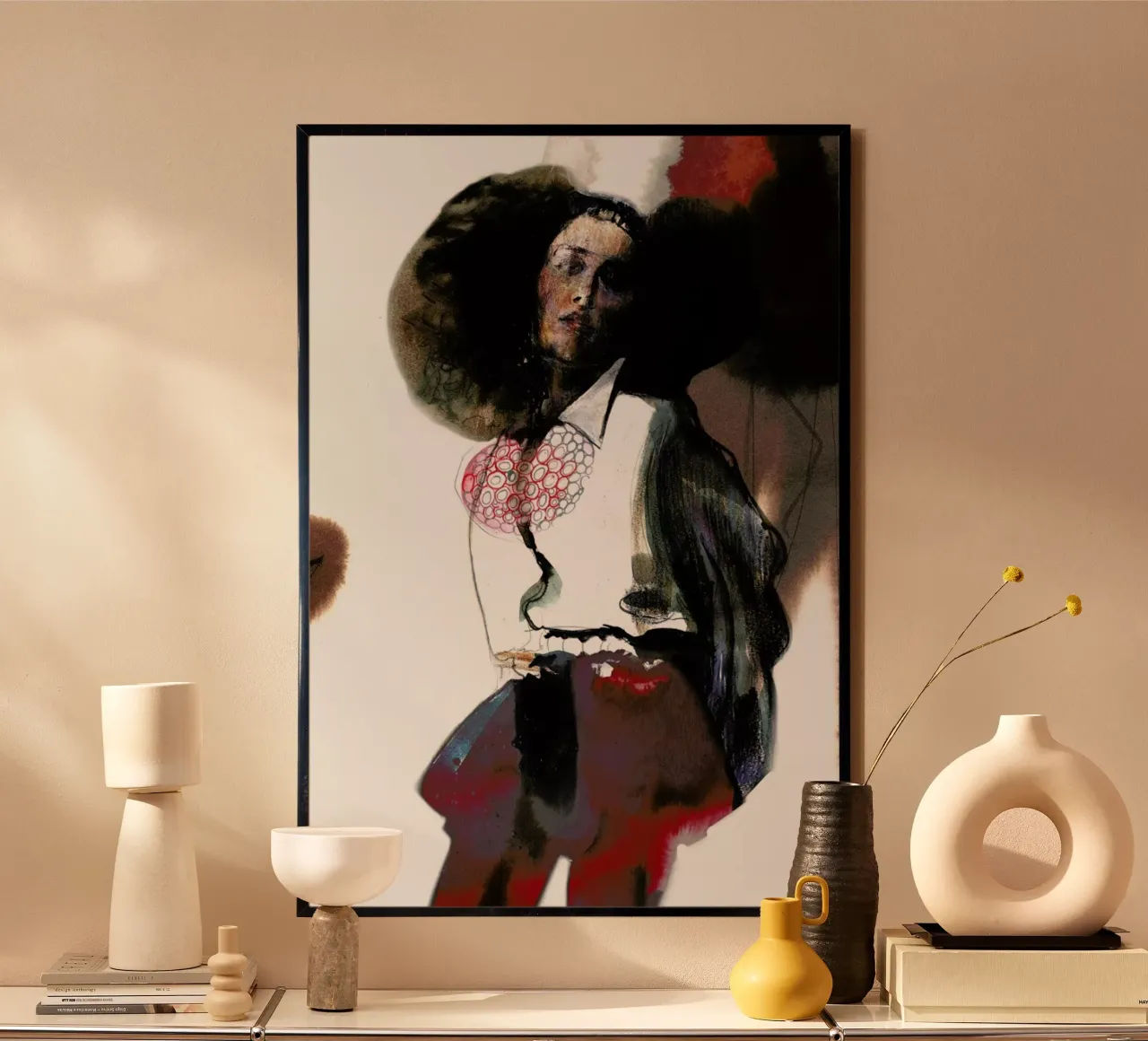 Chloé poster con telaio in alluminio da Alex Egea